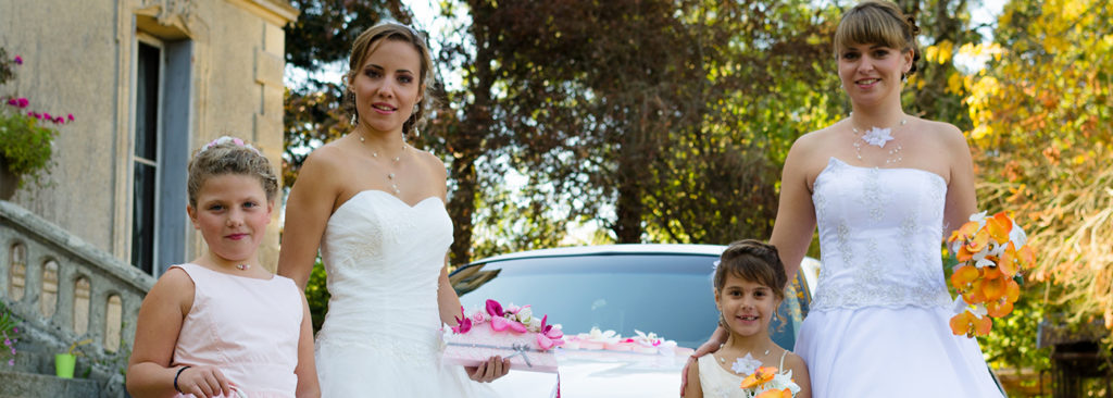 Coiffure de mariage et chignon